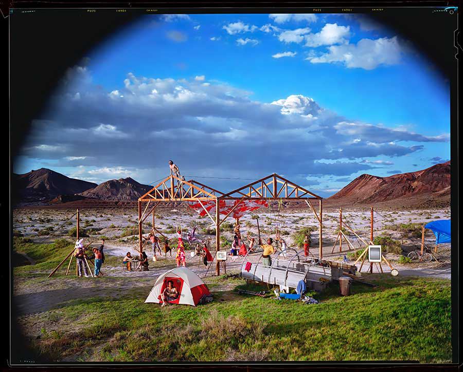 Desert House de William Binzen à Black Rock Springs, Desert Siteworks, 1992.