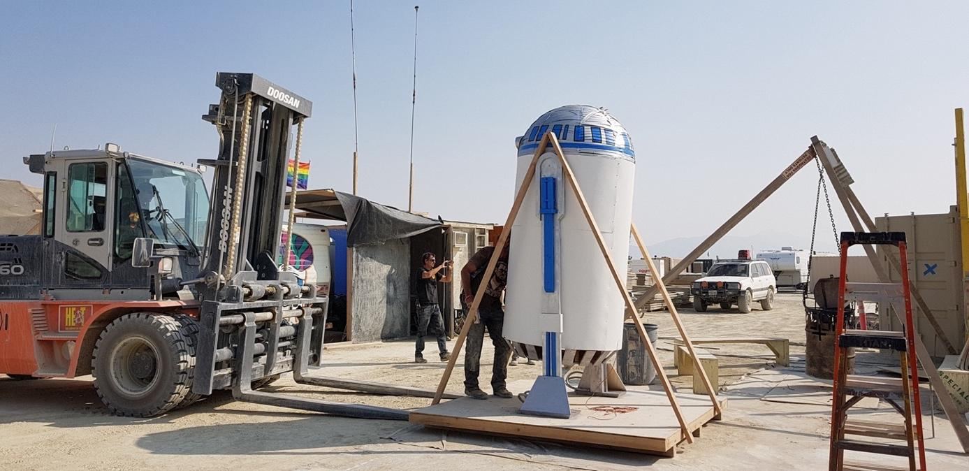 R2D2 de Star Wars : le projet d’Early Man des Special Projects.