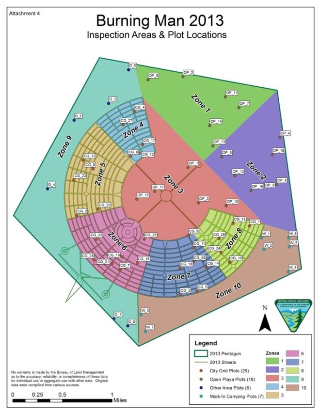 3. Les 6 zones de surveillance ciblées depuis 2013.